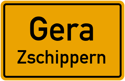 Straßenverzeichnis Gera Zschippern