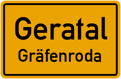 Straßenverzeichnis Geratal Gräfenroda