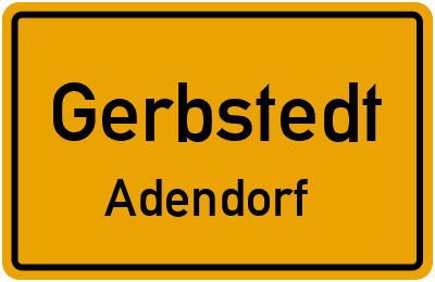 Straßenverzeichnis Gerbstedt Adendorf