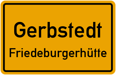 Straßenverzeichnis Gerbstedt Friedeburgerhütte