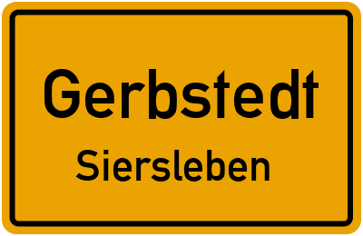 Straßenverzeichnis Gerbstedt Siersleben