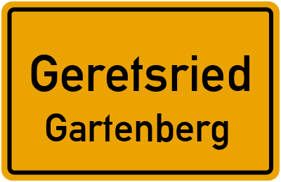 Straßenverzeichnis Geretsried Gartenberg
