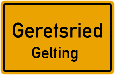 Straßenverzeichnis Geretsried Gelting
