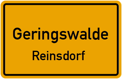 Straßenverzeichnis Geringswalde Reinsdorf