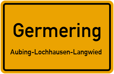 Straßenverzeichnis Germering Aubing-Lochhausen-Langwied