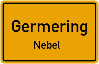 Straßenverzeichnis Germering Nebel