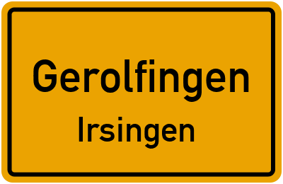 Straßenverzeichnis Gerolfingen Irsingen