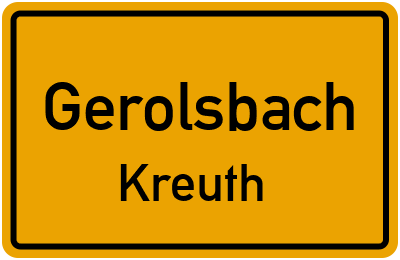 Straßenverzeichnis Gerolsbach Kreuth