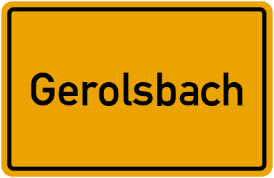 Branchenbuch Gerolsbach, Bayern