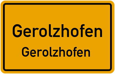 Straßenverzeichnis Gerolzhofen Gerolzhofen