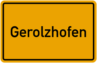 Branchenbuch Gerolzhofen, Bayern