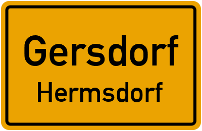 Straßenverzeichnis Gersdorf Hermsdorf