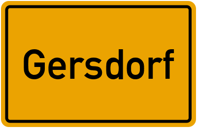Branchenbuch Gersdorf, Sachsen