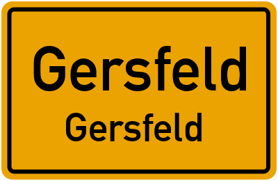 Straßenverzeichnis Gersfeld Gersfeld