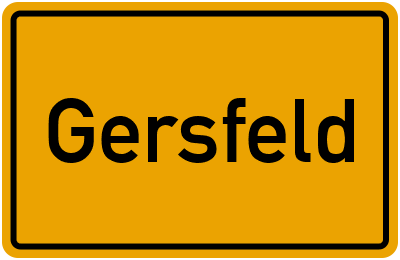 Wo liegt Gersfeld?
