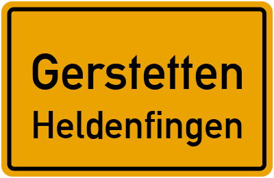 Straßenverzeichnis Gerstetten Heldenfingen
