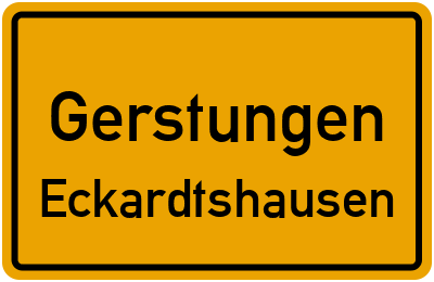 Straßenverzeichnis Gerstungen Eckardtshausen