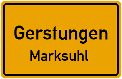 Straßenverzeichnis Gerstungen Marksuhl