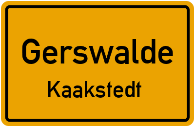 Straßenverzeichnis Gerswalde Kaakstedt