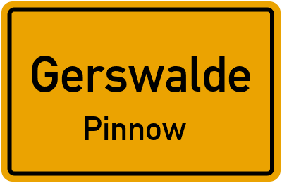 Straßenverzeichnis Gerswalde Pinnow
