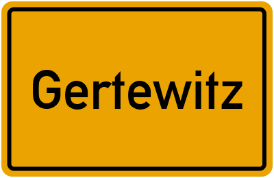 Gertewitz in Thüringen