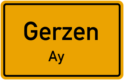 Straßenverzeichnis Gerzen Ay