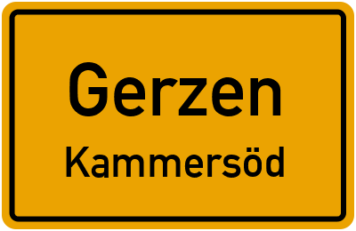 Straßenverzeichnis Gerzen Kammersöd