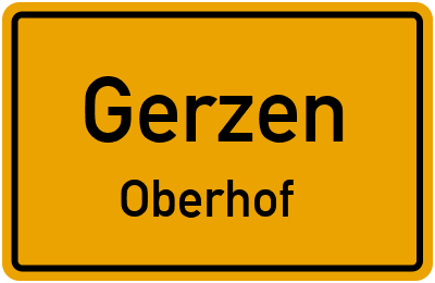 Straßenverzeichnis Gerzen Oberhof