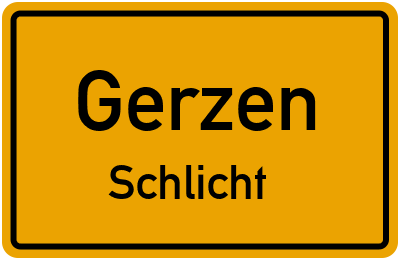 Straßenverzeichnis Gerzen Schlicht