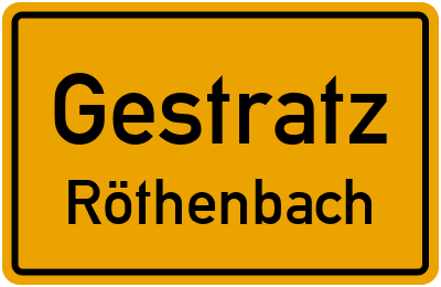 Straßenverzeichnis Gestratz Röthenbach