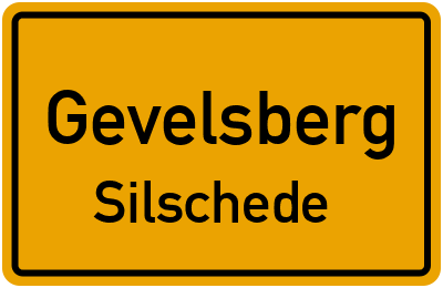 Ortsschild Gevelsberg Silschede