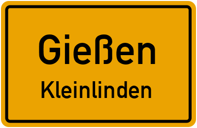Straßenverzeichnis Gießen Kleinlinden