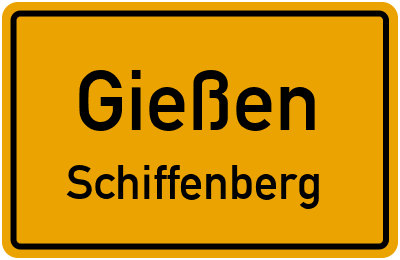 Straßenverzeichnis Gießen Schiffenberg