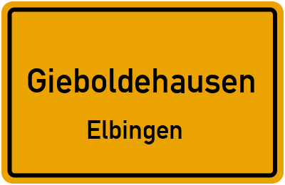 Straßenverzeichnis Gieboldehausen Elbingen