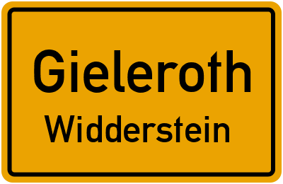Straßenverzeichnis Gieleroth Widderstein