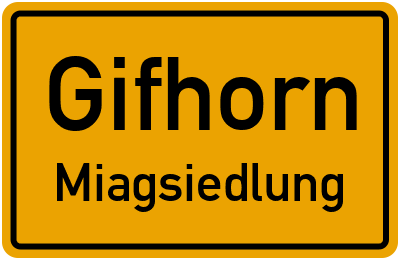Straßenverzeichnis Gifhorn Miagsiedlung