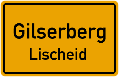 Ortsschild Gilserberg Lischeid