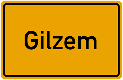 Ortsschild von Gemeinde Gilzem in Rheinland-Pfalz