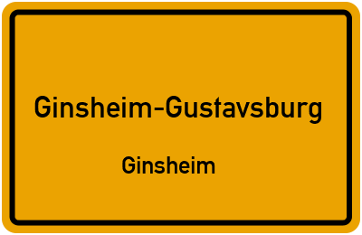 Straßenverzeichnis Ginsheim-Gustavsburg Ginsheim