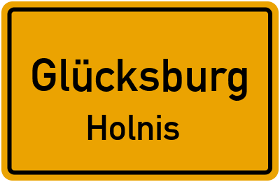 Straßenverzeichnis Glücksburg Holnis
