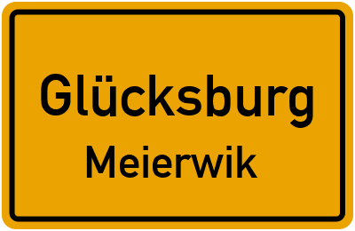 Straßenverzeichnis Glücksburg Meierwik