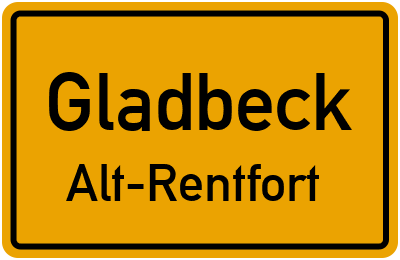 Straßenverzeichnis Gladbeck Alt-Rentfort