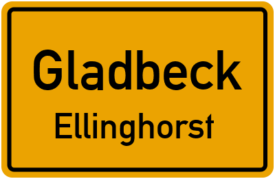 Straßenverzeichnis Gladbeck Ellinghorst