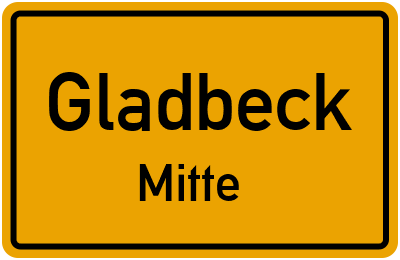 Straßenverzeichnis Gladbeck Mitte