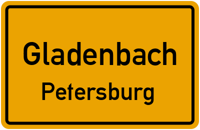 Straßenverzeichnis Gladenbach Petersburg
