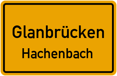 Straßenverzeichnis Glanbrücken Hachenbach