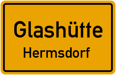 Straßenverzeichnis Glashütte Hermsdorf