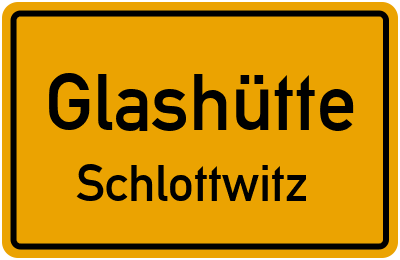 Straßenverzeichnis Glashütte Schlottwitz