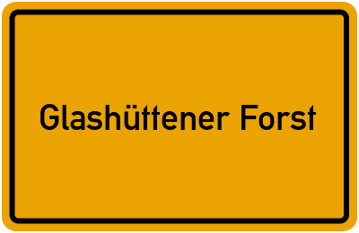 Glashüttener Forst