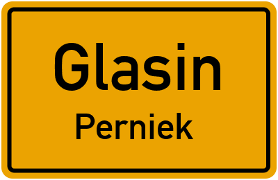 Straßenverzeichnis Glasin Perniek